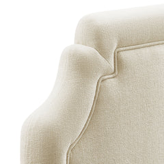 Magnolia Ecru Upholstered Fabric Full Size Headboard - Ornate Home