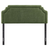 Magnolia Foliage Upholstered Fabric Full Size Headboard - Ornate Home