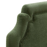 Magnolia Foliage Upholstered Fabric Twin Size Headboard - Ornate Home