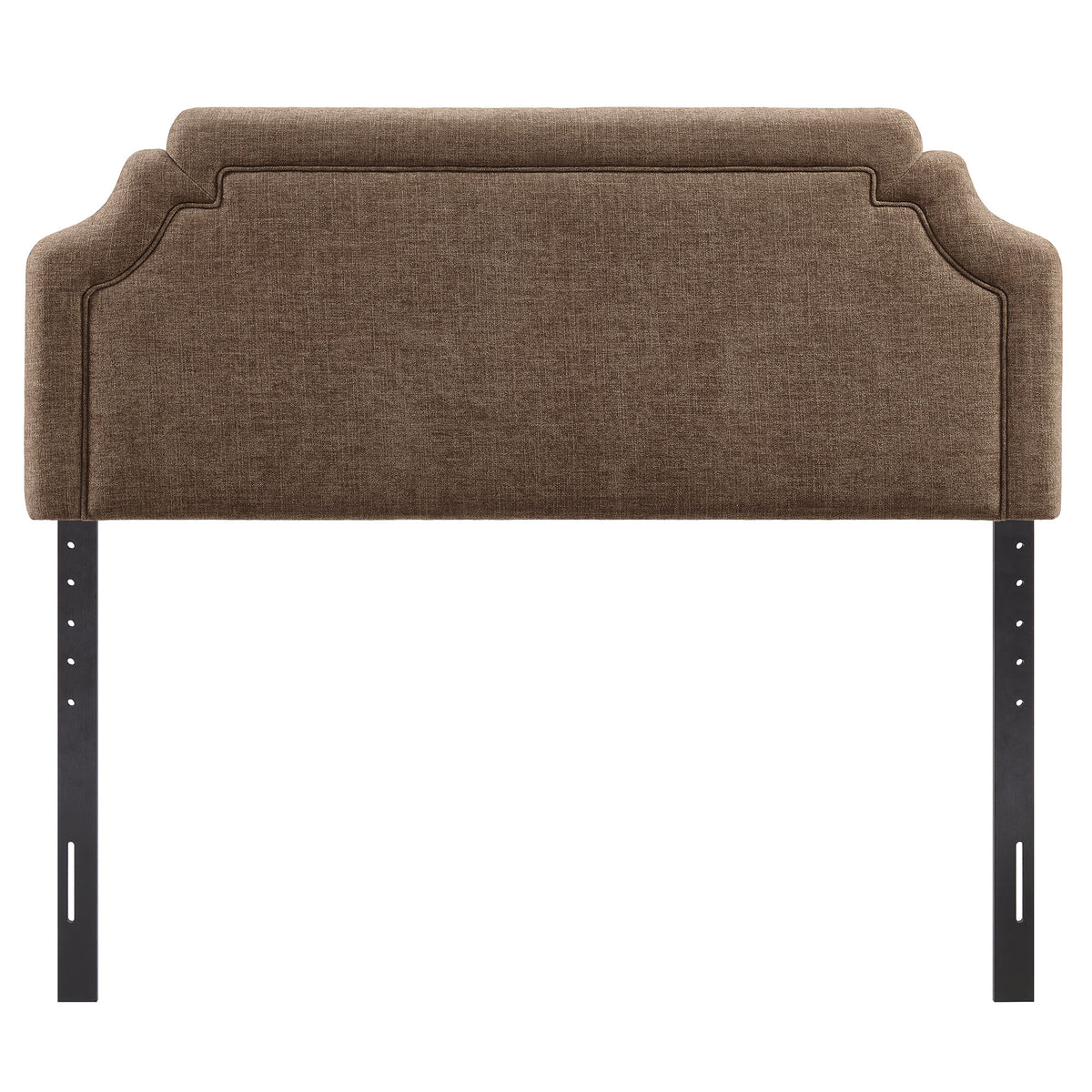 Magnolia Mocha Upholstered Fabric Queen Size Headboard - Ornate Home