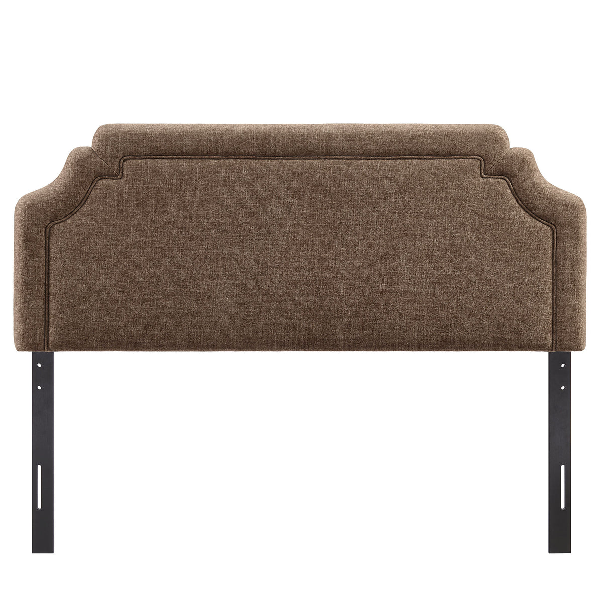 Magnolia Mocha Upholstered Fabric Queen Size Headboard - Ornate Home