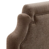 Magnolia Mocha Upholstered Fabric Queen Size Headboard - Ornate Home