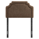 Magnolia Mocha Upholstered Fabric Twin Size Headboard - Ornate Home