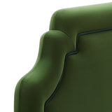 Magnolia Moss Green Dark Green Stain-Resistant Performance Velvet King Size Headboard - Ornate Home