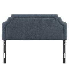 Magnolia Slate Blue Upholstered Fabric Full Size Headboard - Ornate Home