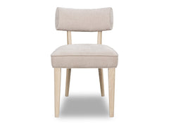 Magnolia Wood Frame Upholstered Dining Chair in Brown Sugar Chenille (Set of 2) - Ornate Home