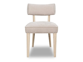 Magnolia Wood Frame Upholstered Dining Chair in Brown Sugar Chenille (Set of 2) - Ornate Home