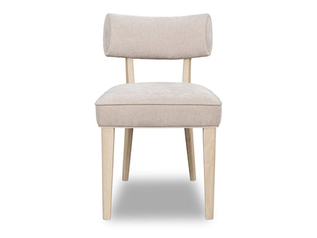 Magnolia Wood Frame Upholstered Dining Chair in Brown Sugar Chenille (Set of 2) - Ornate Home