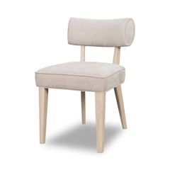 Magnolia Wood Frame Upholstered Dining Chair in Brown Sugar Chenille (Set of 2) - Ornate Home