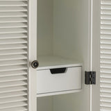 Magnoliatall White Cabinet - Ornate Home
