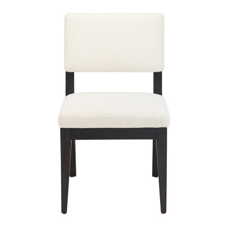 Magnus Black/Cream Dining Chair (Set of 2) - Ornate Home