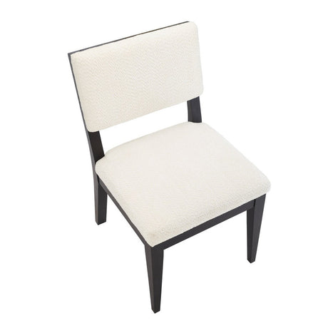 Magnus Black/Cream Dining Chair (Set of 2) - Ornate Home