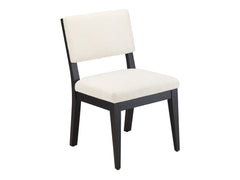 Magnus Black/Cream Dining Chair (Set of 2) - Ornate Home