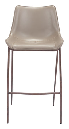 Magnus Brown & Walnut Barstool (Set of 2) - Ornate Home