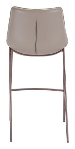 Magnus Brown & Walnut Barstool (Set of 2) - Ornate Home