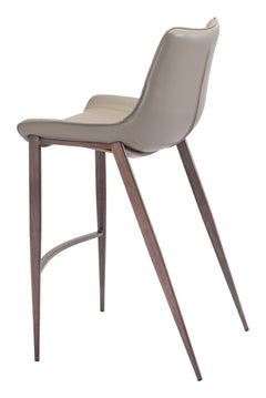 Magnus Brown & Walnut Barstool (Set of 2) - Ornate Home