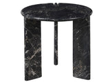 Magnus Golden Portoro Marble End Table - Ornate Home