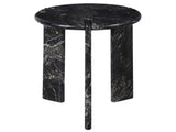 Magnus Golden Portoro Marble End Table - Ornate Home