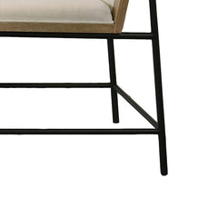 Magnus Oak 18.5"W Fabric Dining Chair (Set of 2) - Ornate Home