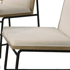 Magnus Oak 18.5"W Fabric Dining Chair (Set of 2) - Ornate Home