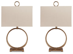 Mahala Antique Gold Table Lamp (Set of 2) - Ornate Home