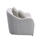 Mahler Beige Linen Armchair - Ornate Home