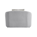 Mahler Beige Linen Armchair - Ornate Home