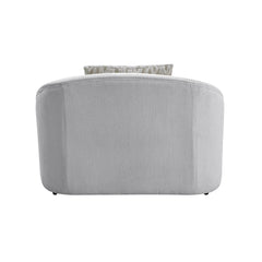 Mahler Beige Linen Armchair - Ornate Home