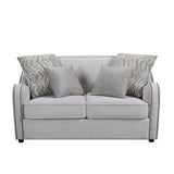 Mahler Beige Linen Loveseat - Ornate Home