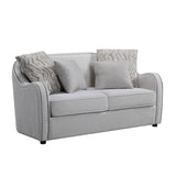 Mahler Beige Linen Loveseat - Ornate Home
