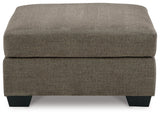 Mahoney Chocolate 2-Piece Sleeper Sectional and Ottoman (Online Special Price) - Ornate Home