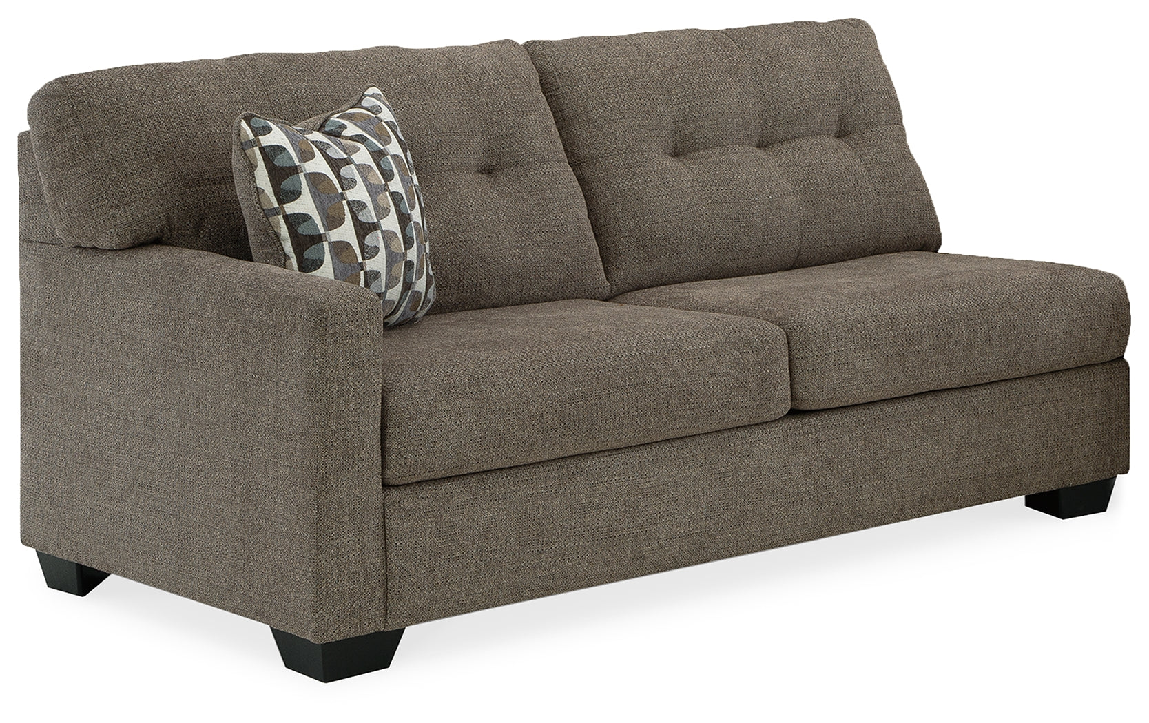 Mahoney Chocolate 2-Piece Sleeper Sectional and Ottoman (Online Special Price) - Ornate Home