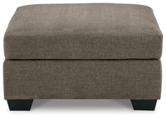 Mahoney Chocolate 2-Piece Sleeper Sectional and Ottoman - Ornate Home