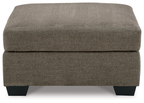 Mahoney Chocolate 2-Piece Sleeper Sectional and Ottoman - Ornate Home