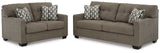Mahoney Chocolate Sofa and Loveseat - Ornate Home