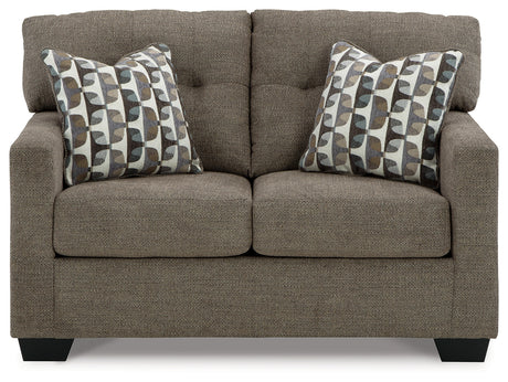 Mahoney Chocolate Sofa and Loveseat - Ornate Home