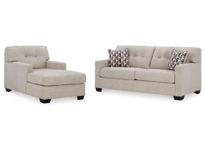 Mahoney Gray Sofa and Chaise (Online Special Price) - Ornate Home