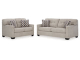 Mahoney Pebble Full Sofa Sleeper and Loveseat (Online Special Price) - Ornate Home