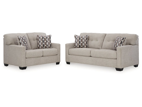 Mahoney Pebble Full Sofa Sleeper and Loveseat - Ornate Home
