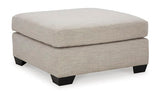 Mahoney Pebble Oversized Accent Ottoman (Online Special Price) - Ornate Home