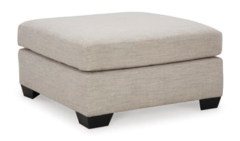 Mahoney Pebble Oversized Accent Ottoman (Online Special Price) - Ornate Home