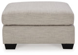 Mahoney Pebble Oversized Accent Ottoman (Online Special Price) - Ornate Home
