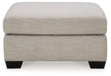 Mahoney Pebble Oversized Accent Ottoman (Online Special Price) - Ornate Home