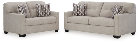 Mahoney Pebble Sofa and Loveseat - Ornate Home