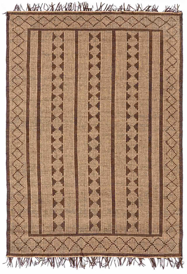 Maia Jute & Leather Area Rug - Clearance - Ornate Home