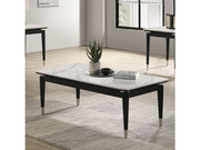 Maidstone Black/White Coffee Table - Ornate Home