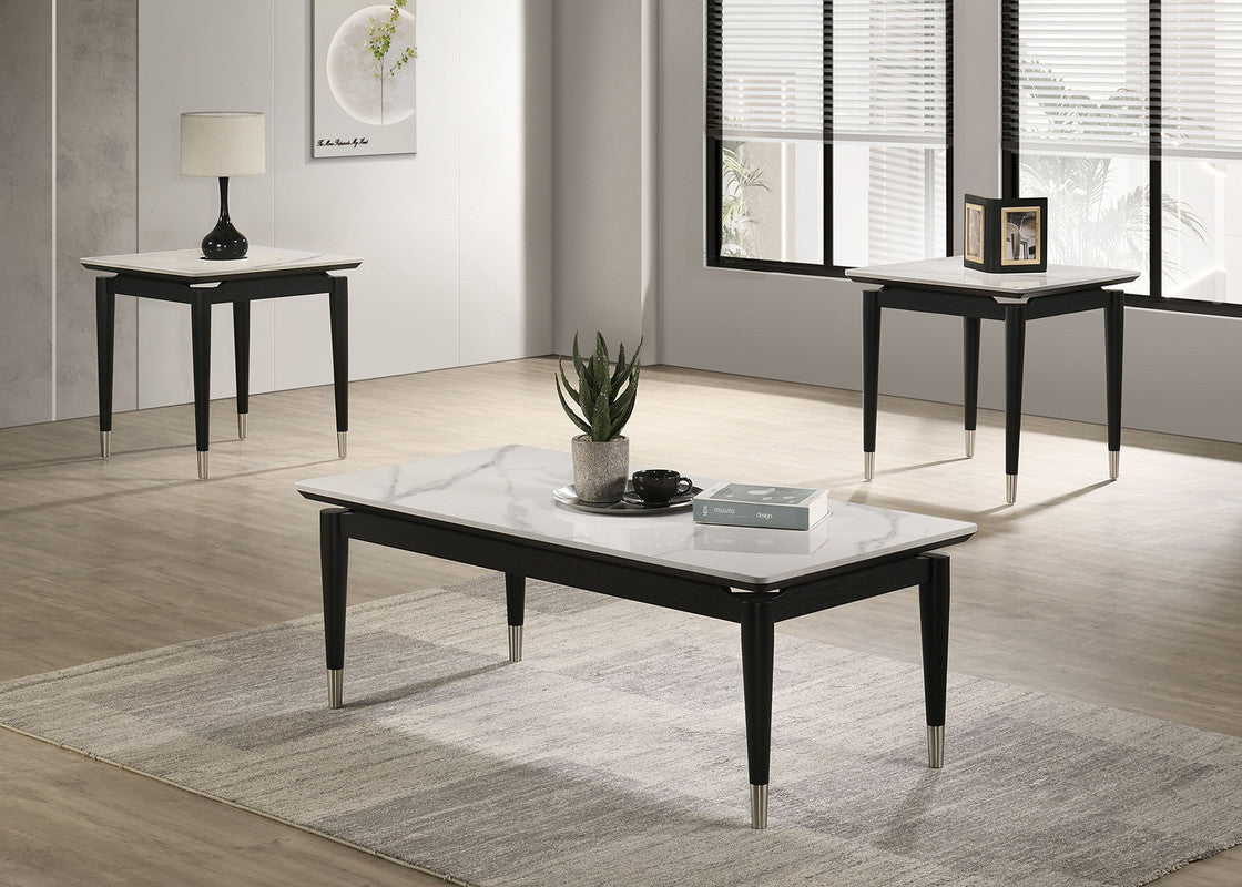 Maidstone Black/White Coffee Table - Ornate Home