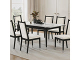 Maidstone Black/White Dining Table - Ornate Home
