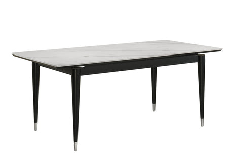 Maidstone Black/White Dining Table - Ornate Home