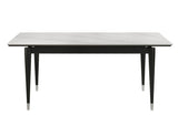 Maidstone Black/White Dining Table - Ornate Home